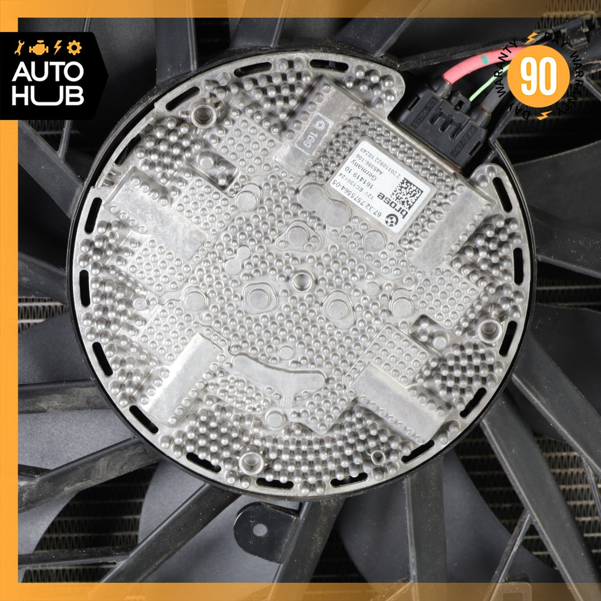 10-19 BMW F10 550i 650i Cooling Radiator A/C Condenser Oil Cooler w/ Fan OEM - photo 14