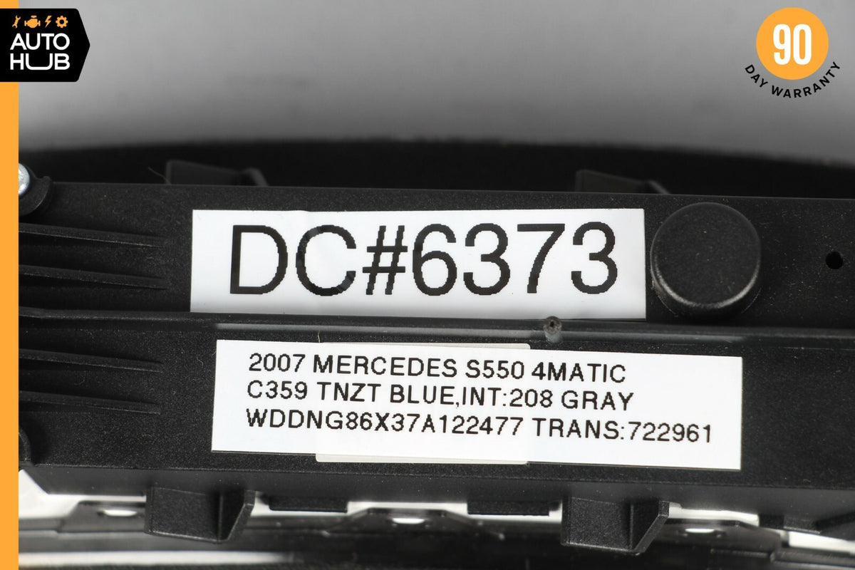 07-14 Mercedes W221 S550 CL550 Dashboard Dash Control Switch Panel 2218701558 - photo 6