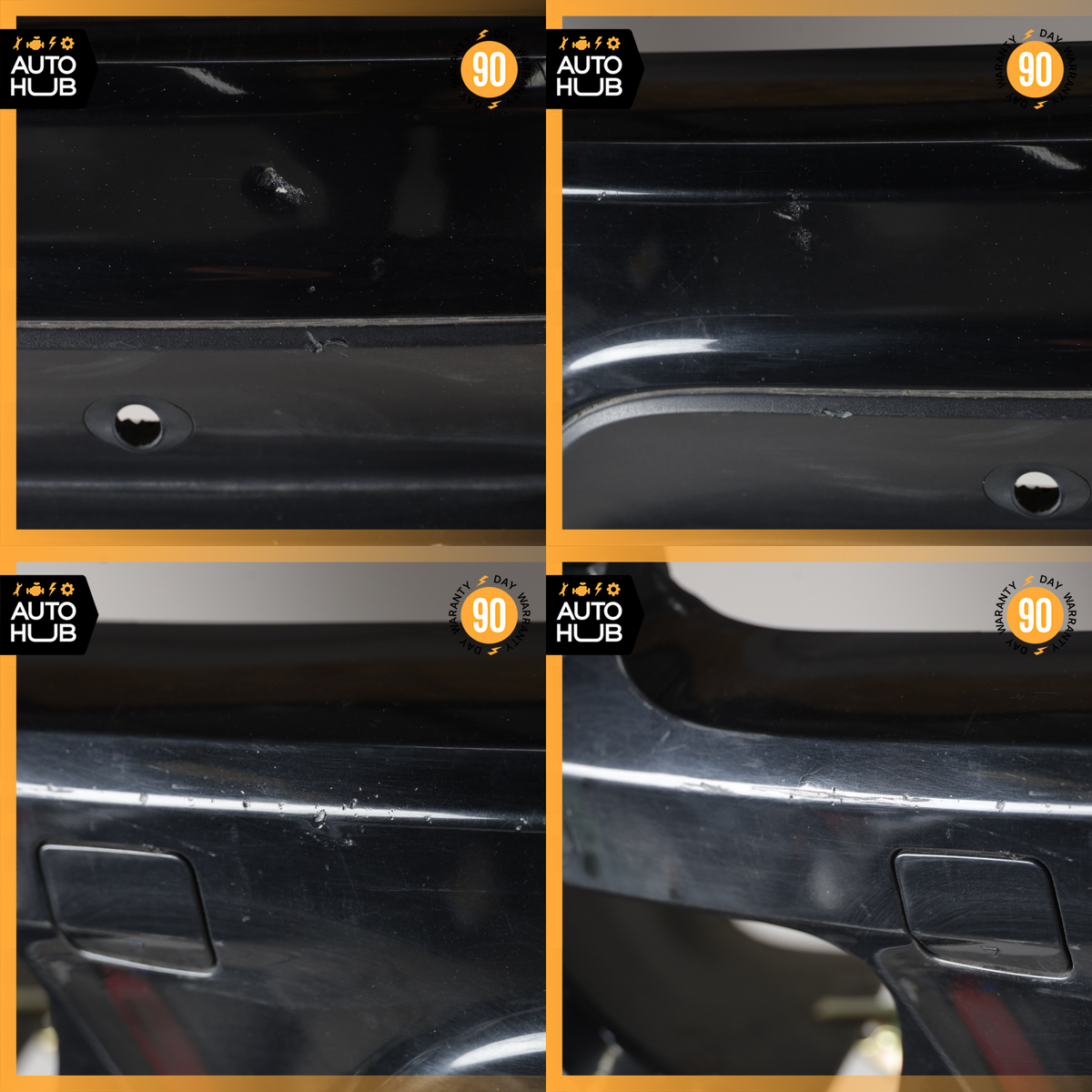 11-13 BMW E70 X5 Rear Bumper Cover Panel Assembly Black OEM - photo 11