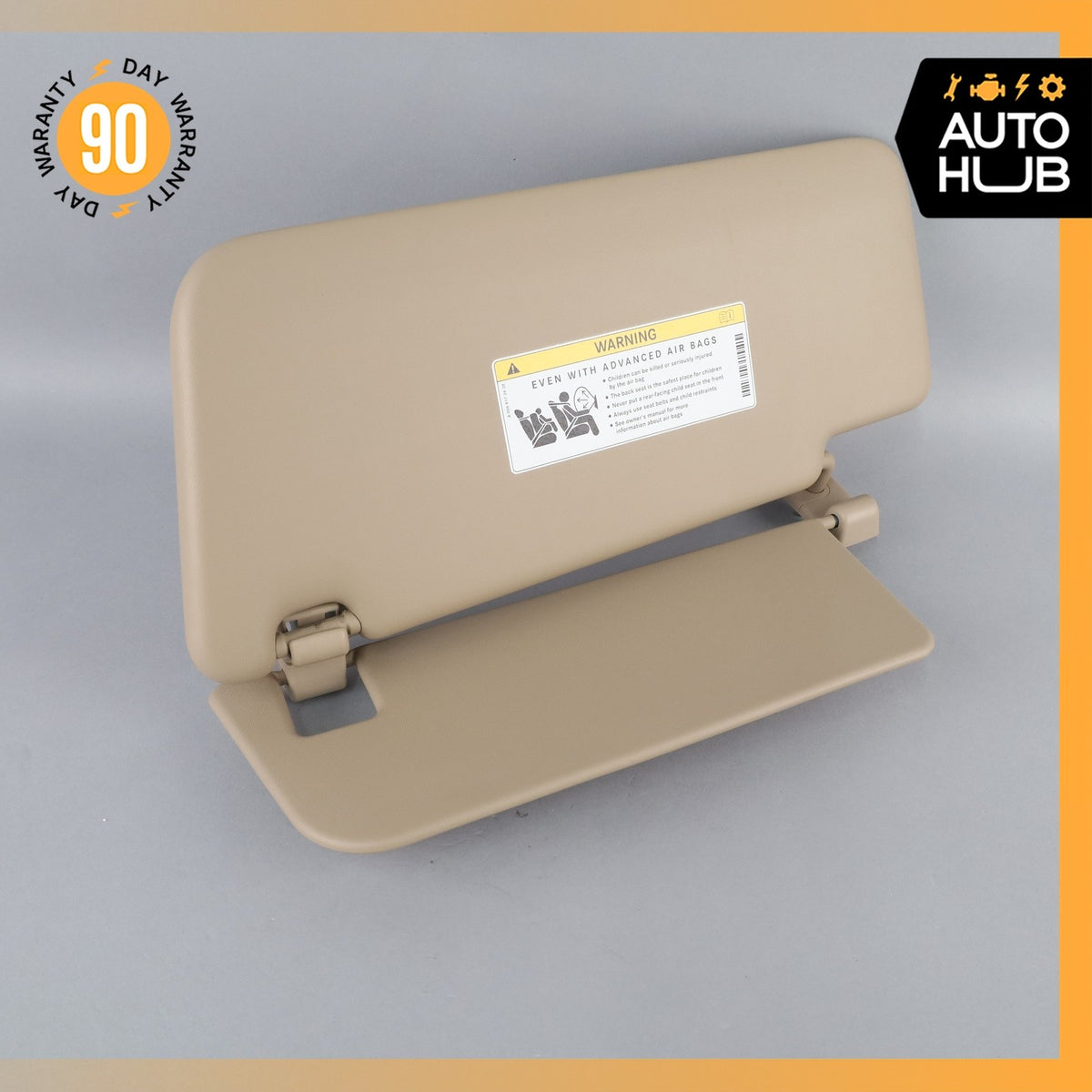 12-19 Mercedes W166 ML350 Sun Visor Sunvisor Right Passenger Side Beige OEM - photo 2