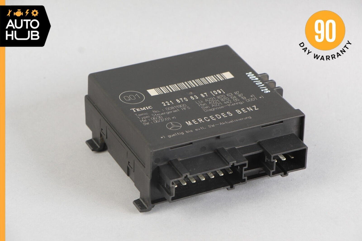 07-09 Mercedes W221 S600 CL550 Trunk Release Remote Open Close Module Unit OEM - photo 1