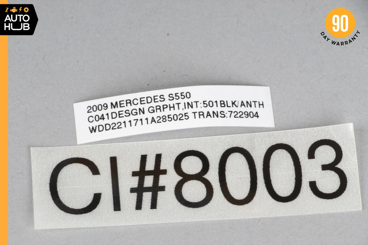 07-09 Mercedes W221 S550 S450 Front Right Side Top Upper Seat Cushion Designo - photo 12