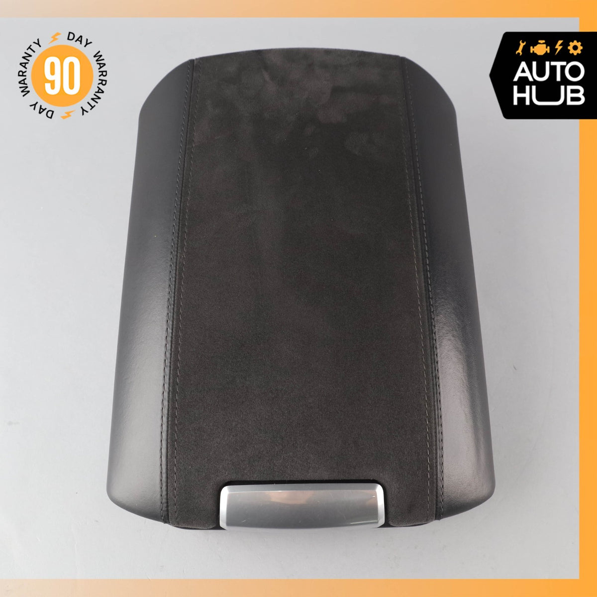 11-18 Porsche Cayenne 958 GTS Center Console Arm Rest Armrest Cover Suede OEM - photo 5
