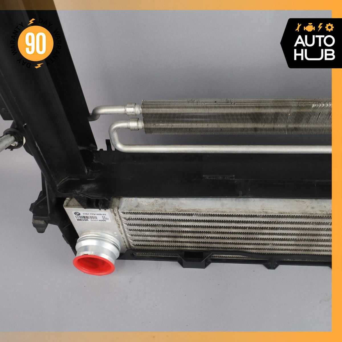 BMW E60 535i 3.0L Engine Air Intercooler Radiator & Steering Cooler Set OEM - photo 9