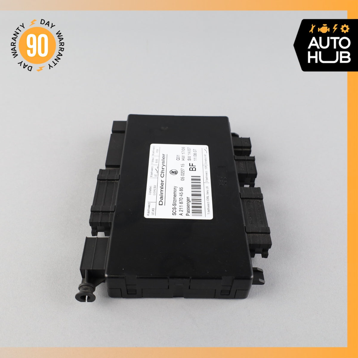 03-12 Mercedes R171 SLK280 E350 Front Right Seat Control Module 2118704585 OEM - photo 4
