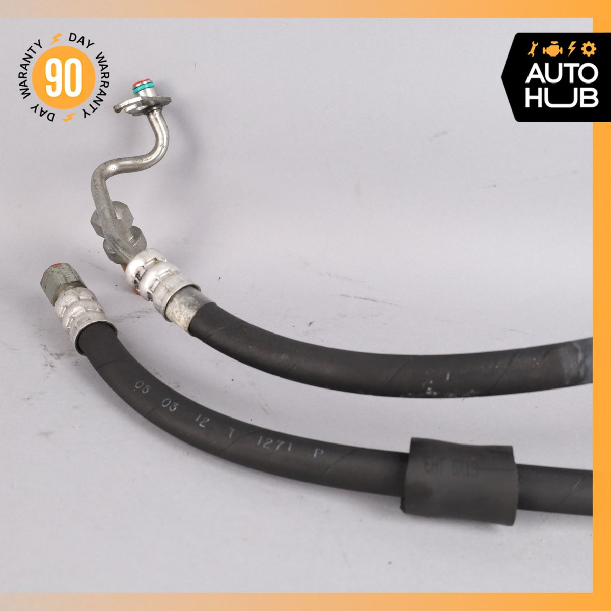 06-17 Aston Martin V8 Vantage Power Steering High Pressure Line Hose OEM 26k - photo 11