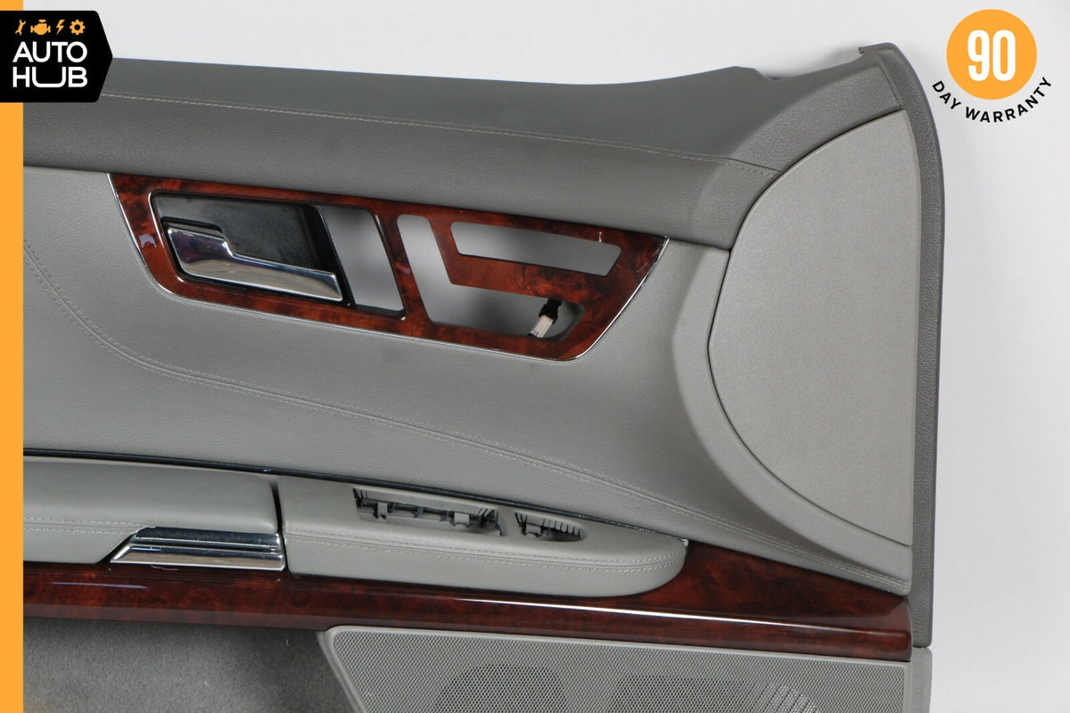 07-10 Mercedes W216 CL550 Interior Door Panel Front Left Driver Side Gray OEM - photo 2