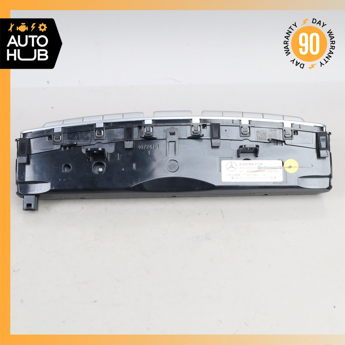 15-19 Mercedes W205 C63 C43 AMG GLC300 A/C Heater Climate Control Switch OEM - photo 8