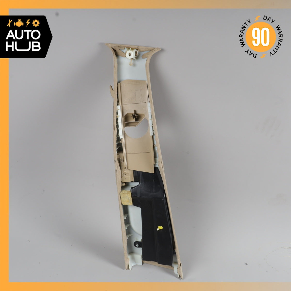 07-13 Mercedes W221 S600 S63 AMG Right Side B-Pillar Cover Trim Suede OEM - photo 8