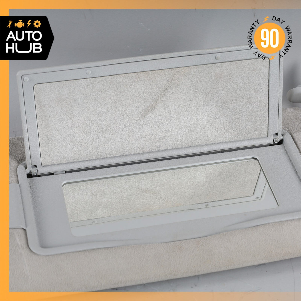 Mercedes W221 S600 CL550 Right Side Sun Visor Shade Sunvisor Gray Suede OEM - photo 8
