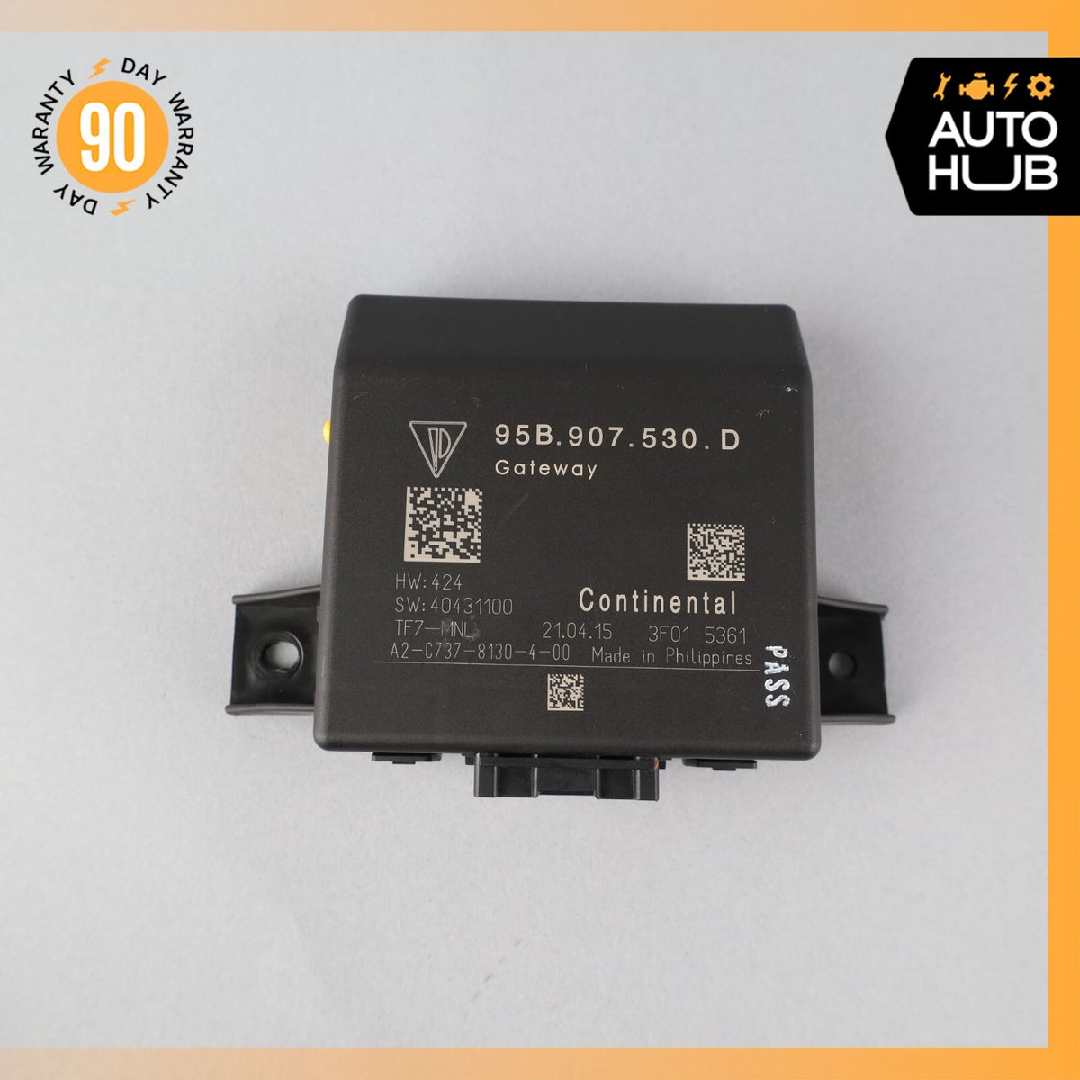 2015 Porsche Macan Turbo 95B Gateway Control Module 95B907530D OEM - photo 7