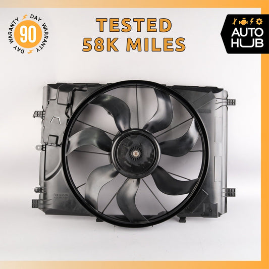 08-20 Mercedes W117 CLA250 C250 Engine Radiator Cooling Fan Motor Assembly OEM - photo 1