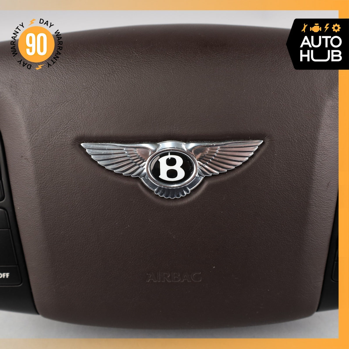 03-13 Bentley Continental GTС Flying Spur Driver Steering Wheel Airbag OEM 43k - photo 4