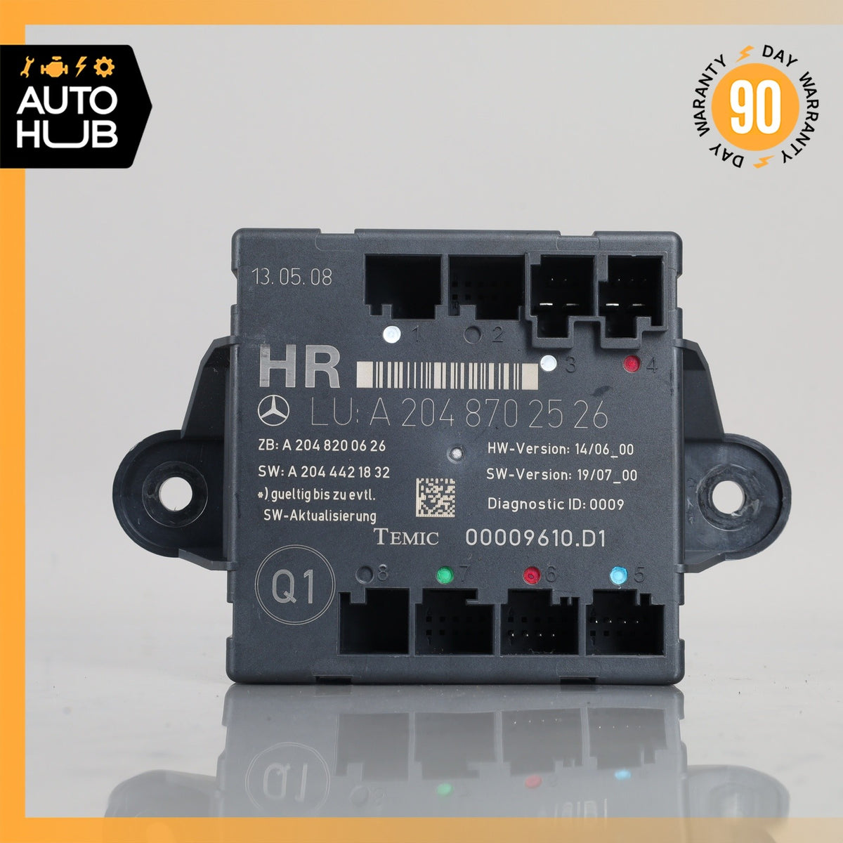 08-18 Mercedes W204 C63 C300 SLK350 Front Left Side Door Control Module OEM - photo 4