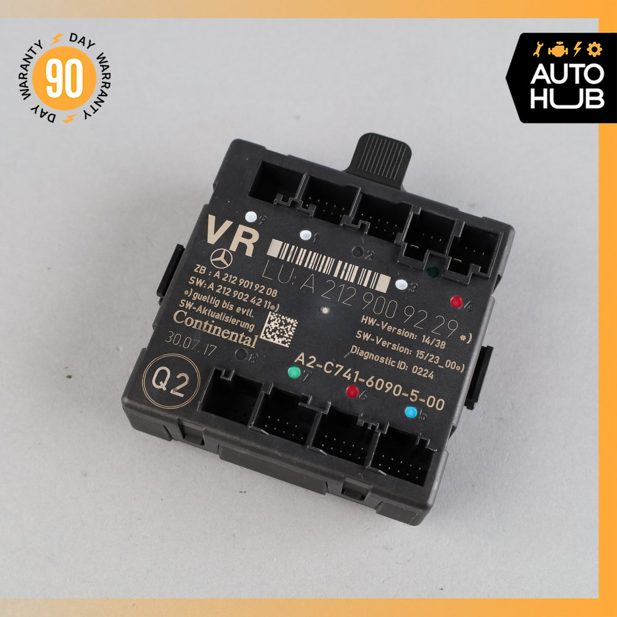 08-18 Mercedes R172 SLC300 C300 E400 Front Right Side Door Control Module OEM - photo 2