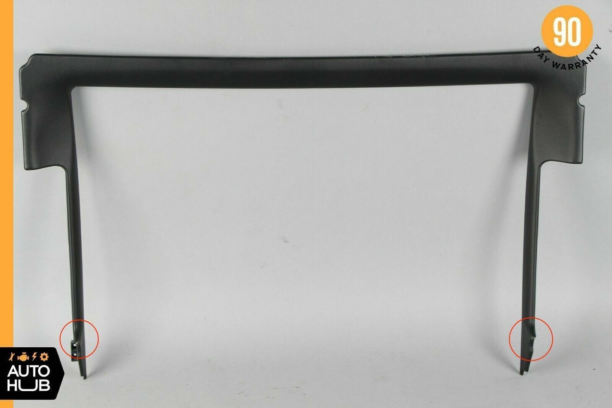 07-12 Mercedes R230 SL550 SL55 AMG Rear Window Headliner Trim Black OEM - photo 1