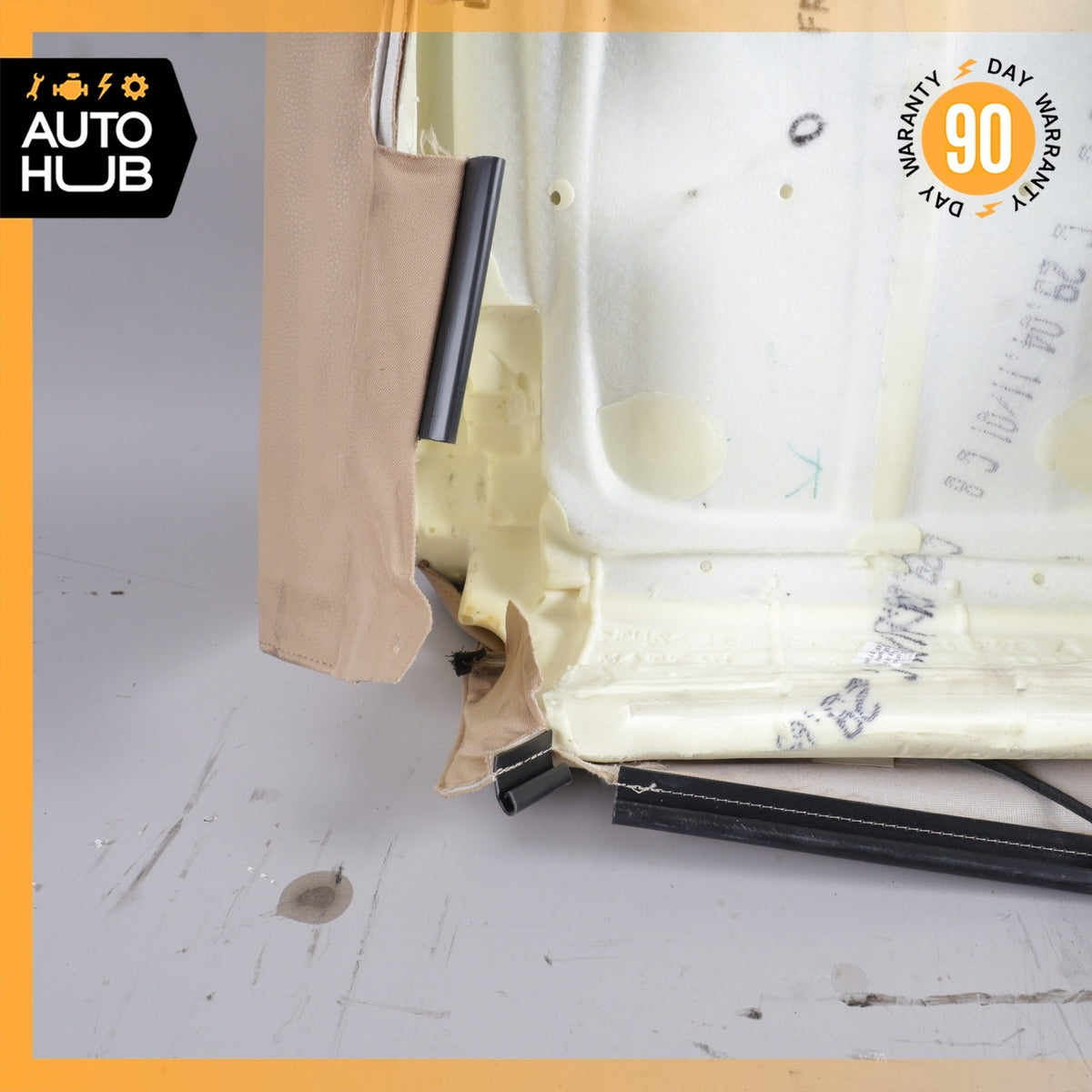 11-18 Porsche Cayenne 958 Front Right Side Seat Upper Cushion Beige OEM - photo 8