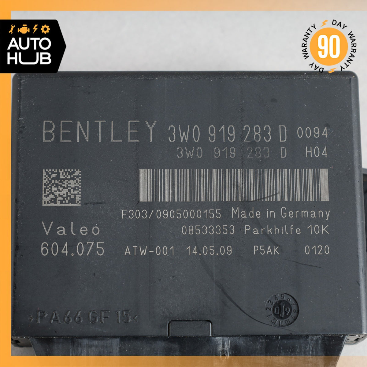 09-11 Bentley Continental GTC GT Park Parking Assist Control Module OEM - photo 5