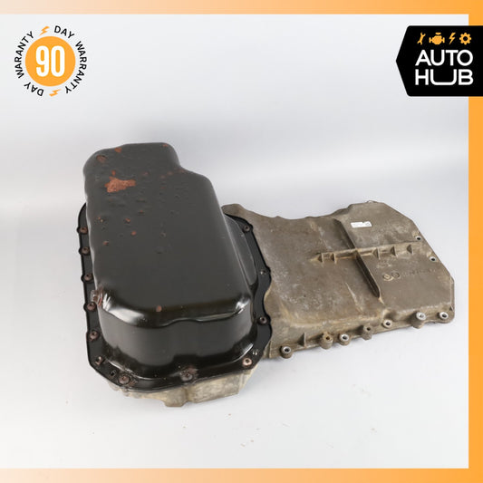 07-11 Mercedes W164 ML63 R63 AMG M156 Upper & Lower Oil Pan Section OEM - photo 1