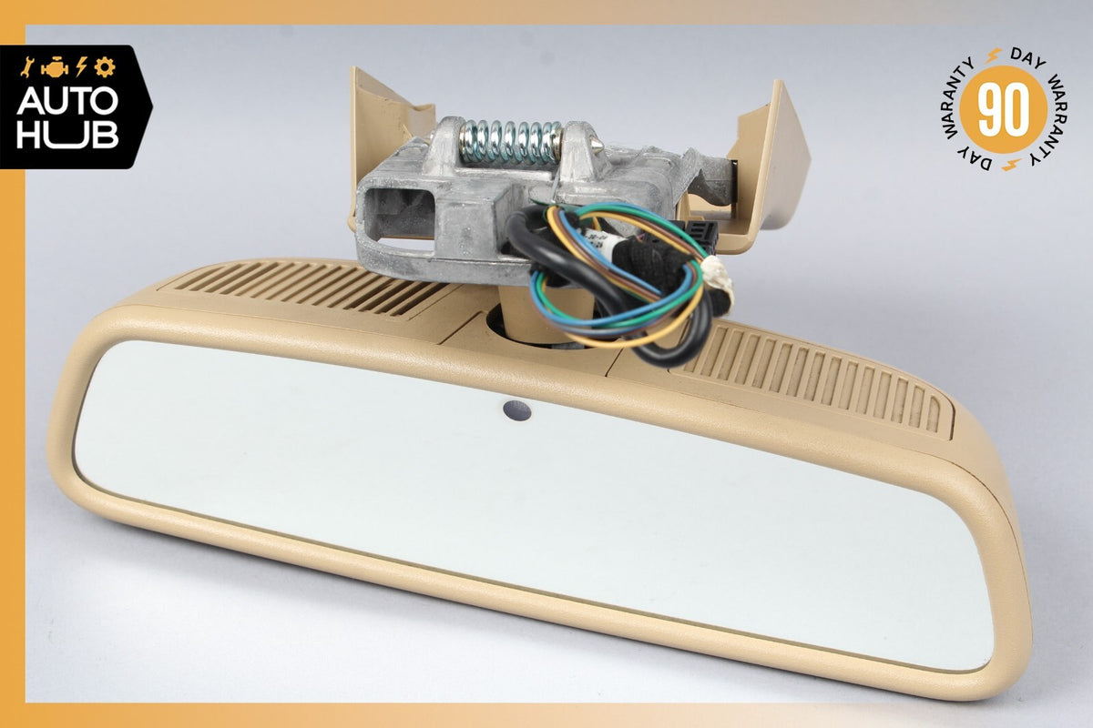 07-09 Mercedes W221 S600 S550 S63 AMG Interior Rear View Mirror Beige OEM - photo 1