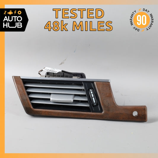 10-13 Mercedes W212 E350 Dashboard Dash AC A/C Air Vent Left Trim Wood OEM 48k - photo 1