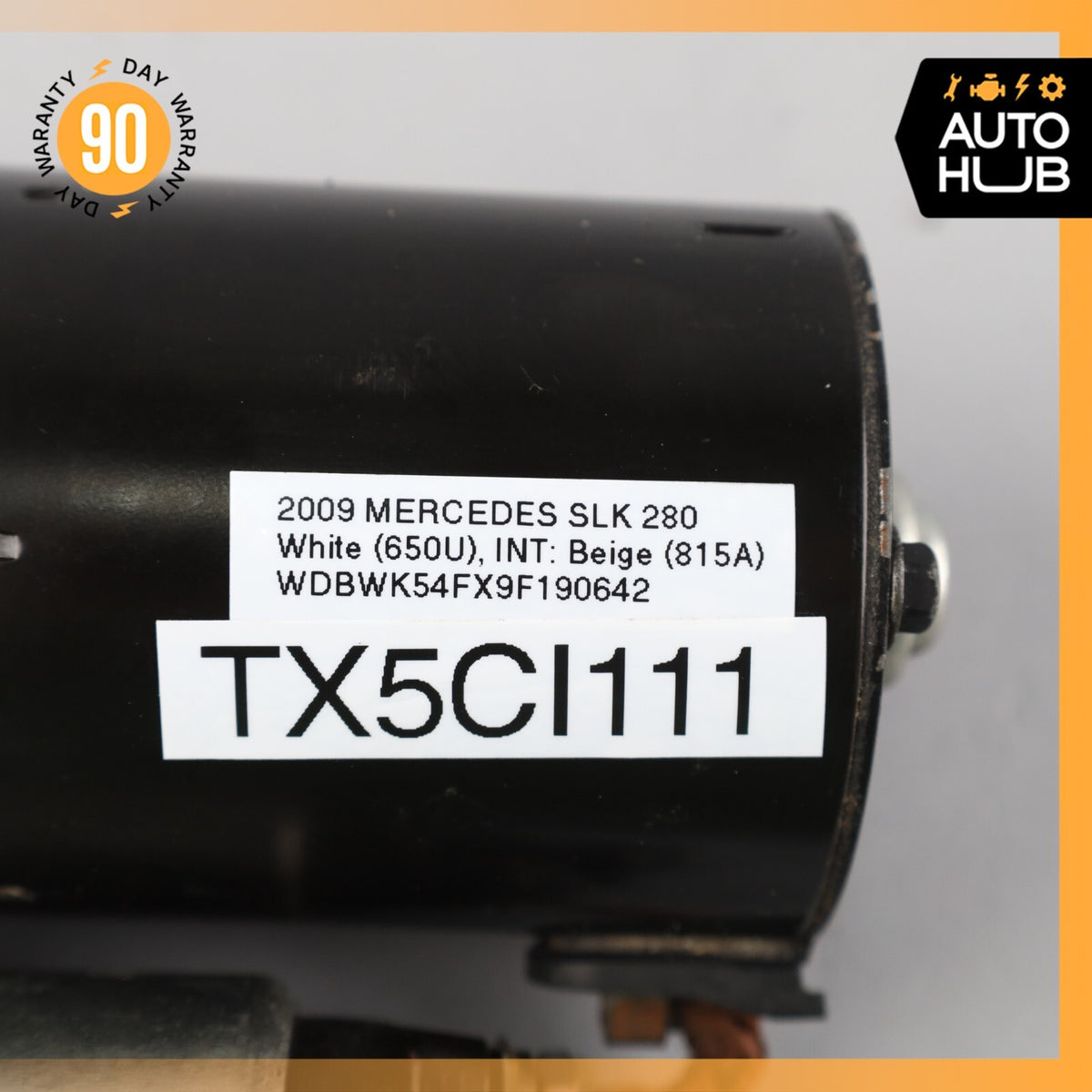 03-11 Mercedes R171 SLK300 R350 E350 Engine Motor Starter 0061510501 OEM 74k - photo 12