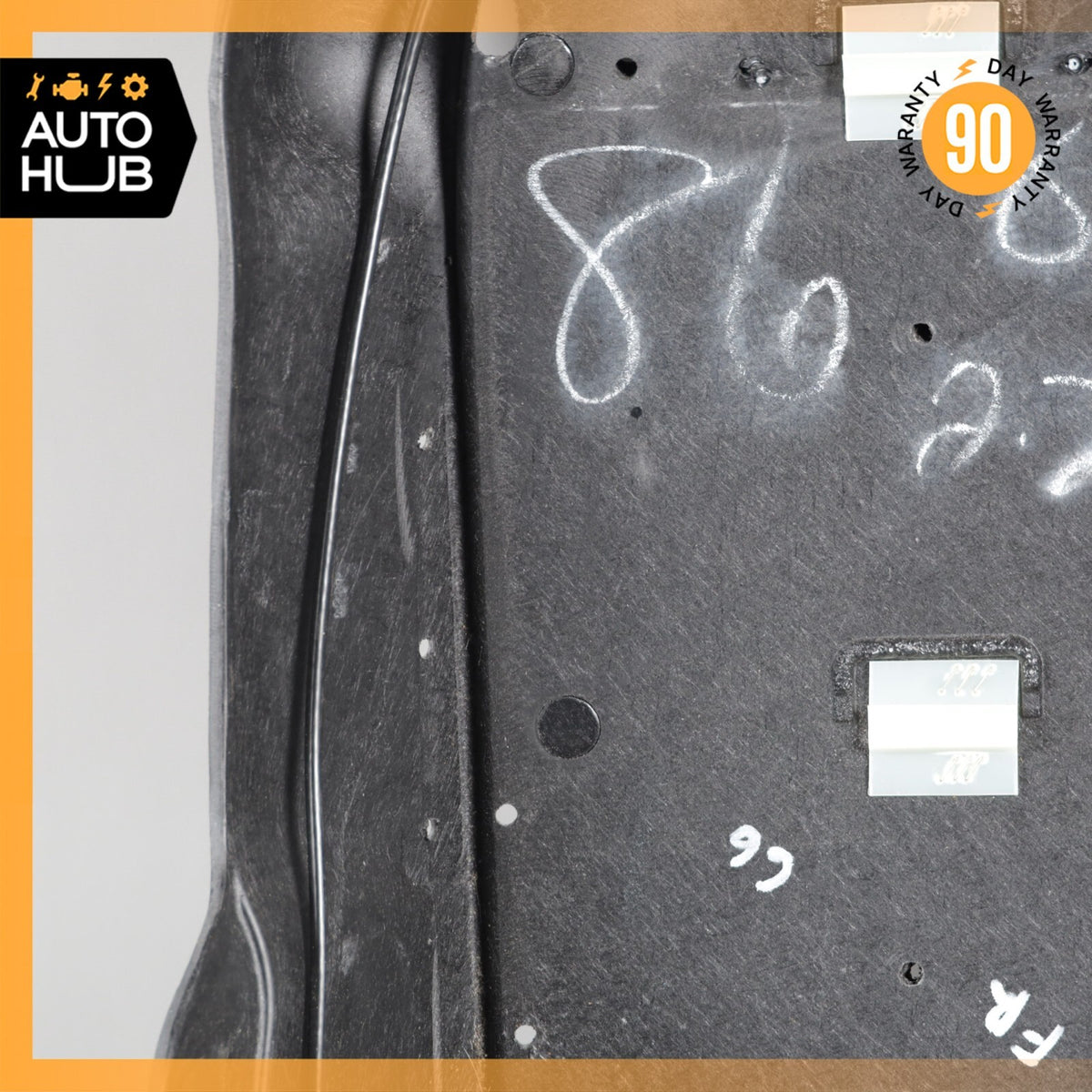 05-13 Chevrolet Corvette C6 Front Right Side Seat Back Panel Cover OEM 90k - photo 14