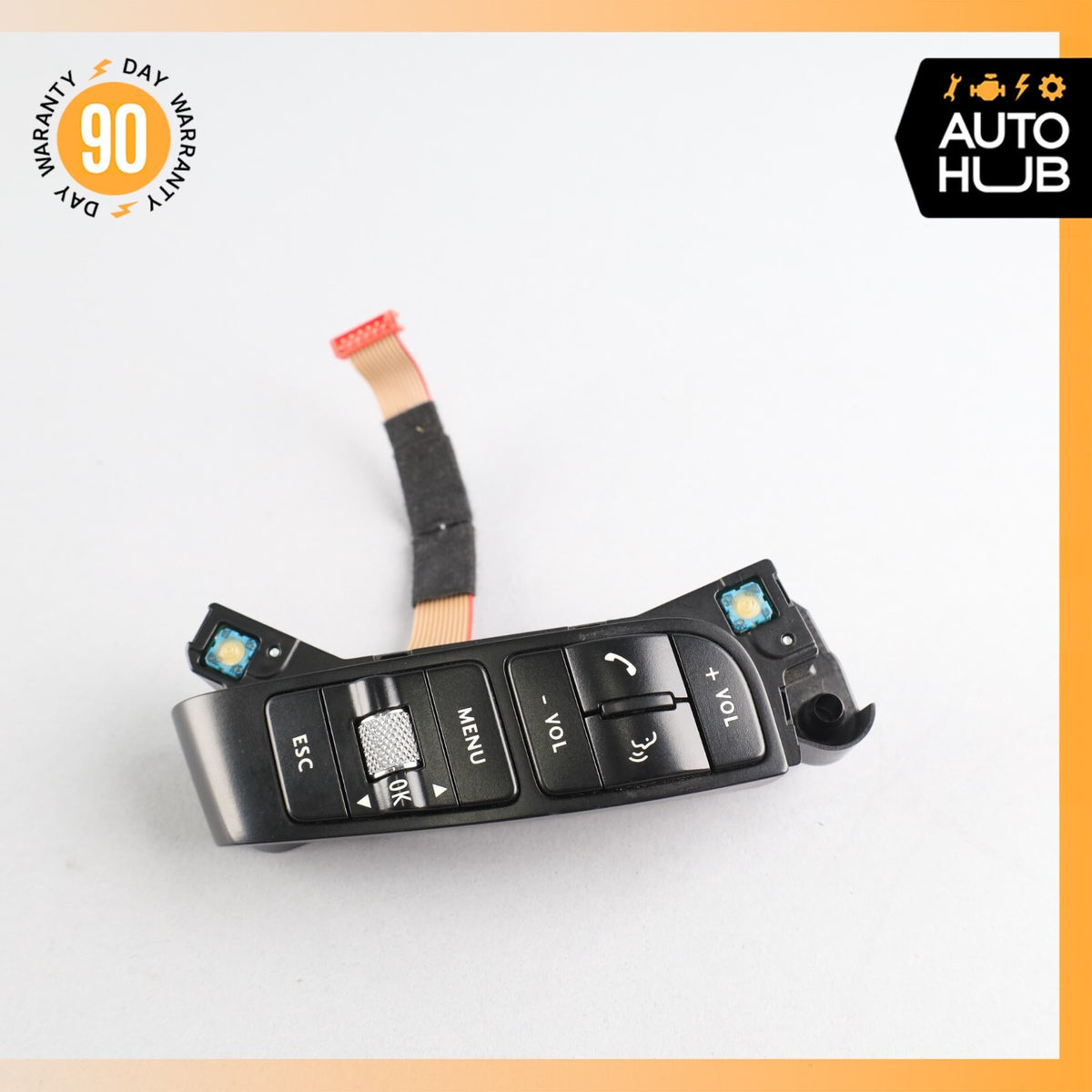 03-12 Bentley Continental GTC Right Steering Wheel Control Switch Button OEM 62k - photo 3