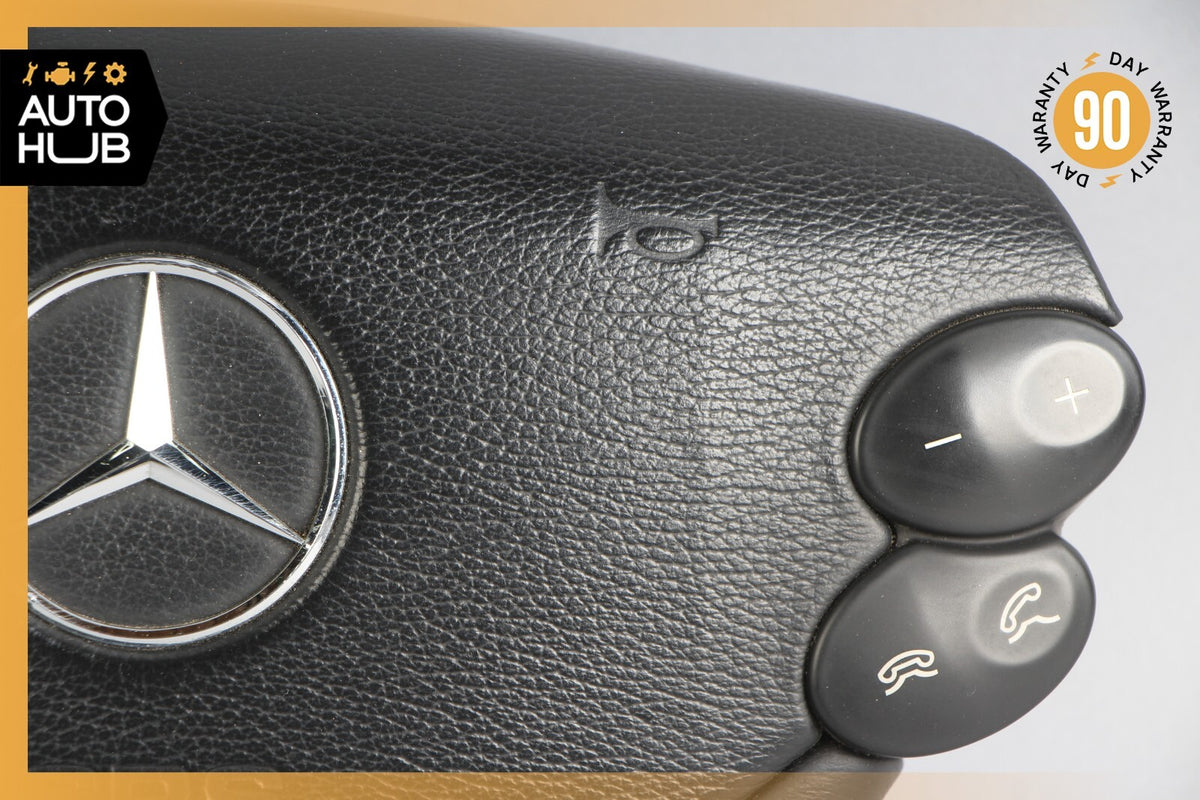 Mercedes R230 SL500 SL55 AMG CLK500 E350 Steering Wheel Airbag Air Bag Black OEM - photo 3