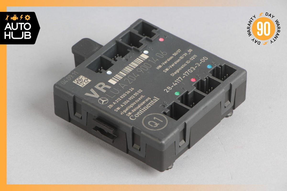 08-18 Mercedes W204 C250 E400 CLS400 Front Right Side Door Control Module OEM - photo 1