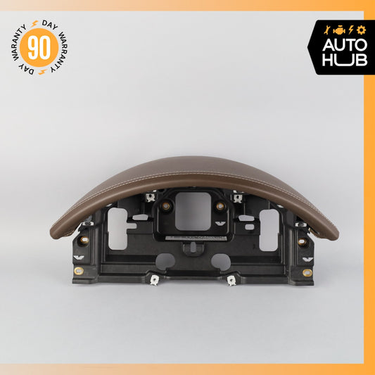 11-18 Porsche Cayenne 958 Upper Dashboard Dash Board Cluster Cover Brown OEM - photo 1