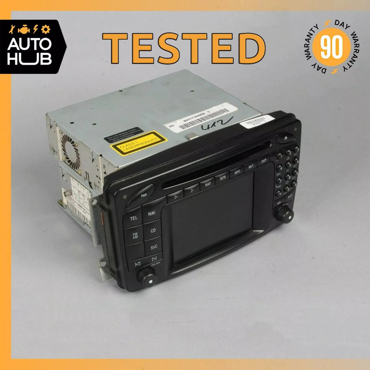 01-04 Mercedes W209 CLK55 AMG C320 Command Head Unit Navigation Radio CD OEM - photo 1