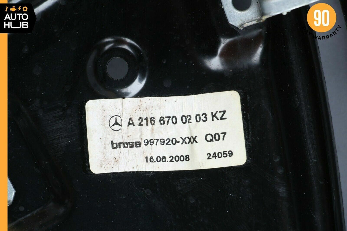 07-14 Mercedes W216 CL63 AMG CL550 CL600 Rear Right Window Regulator Motor OEM - photo 11