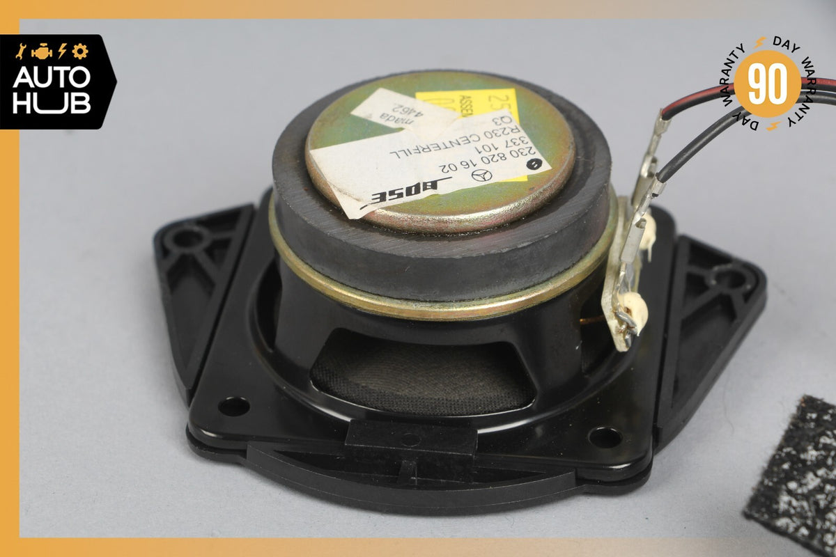 03-08 Mercedes R230 SL500 SL55 AMG Dashboard Dash Center Audio Speaker Bose OEM - photo 6