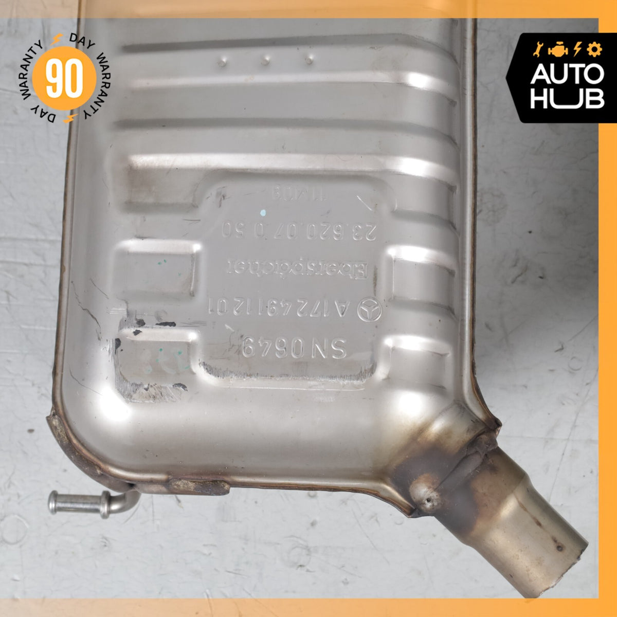 12-16 Mercedes R172 SLK350 M276 Exhaust Muffler Mufflers Right And Left OEM 30k - photo 10