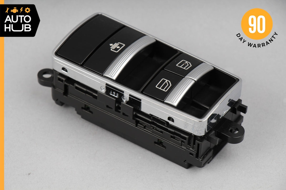 10-13 Mercedes W221 S550 S400 S63 Rear Window Glass & Shade Regulator Switch OEM - photo 5