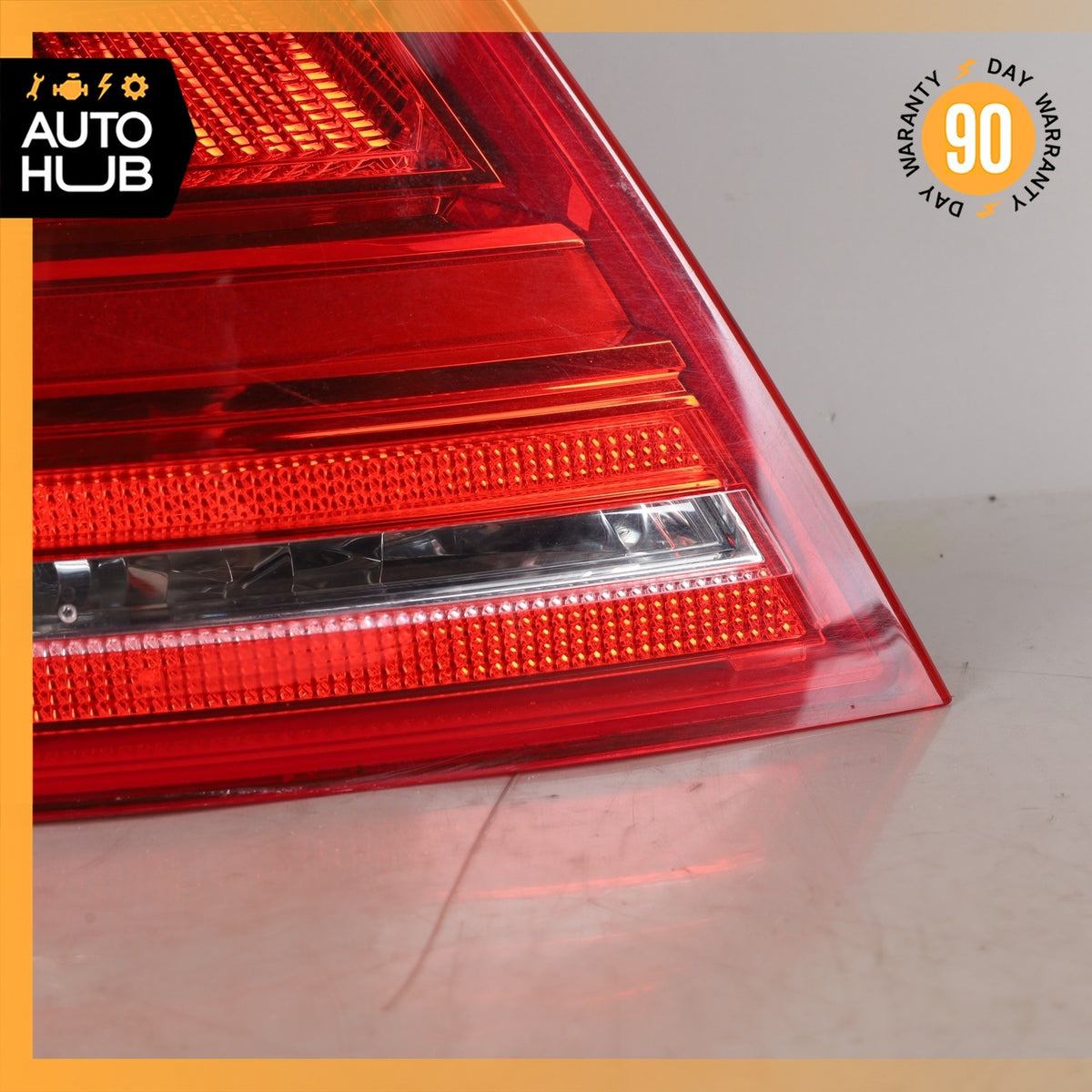 11-14 Audi D4 A8 Rear Left Driver Side LED Outer Tail Light Assembly OEM - photo 6