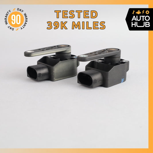 Mercedes W205 C63 C43 AMG Rear Suspension Height Level Sensor Set of 2 OEM - photo 1