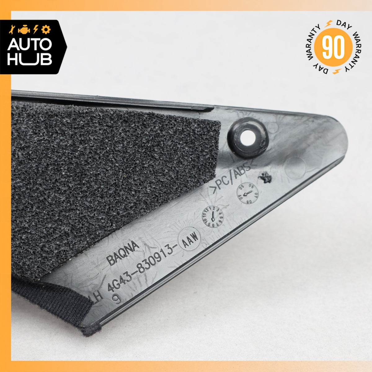 Aston Martin DB9 Triangle Mirror Cover Left Side 9G43830913AAW OEM 22k - photo 5