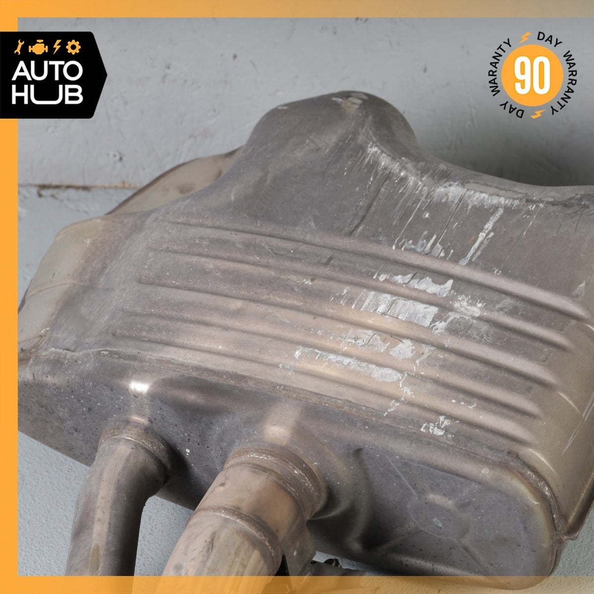 14-17 Mercedes W222 S63 AMG Sedan Exhaust Muffler Left Driver Side OEM 77k - photo 4