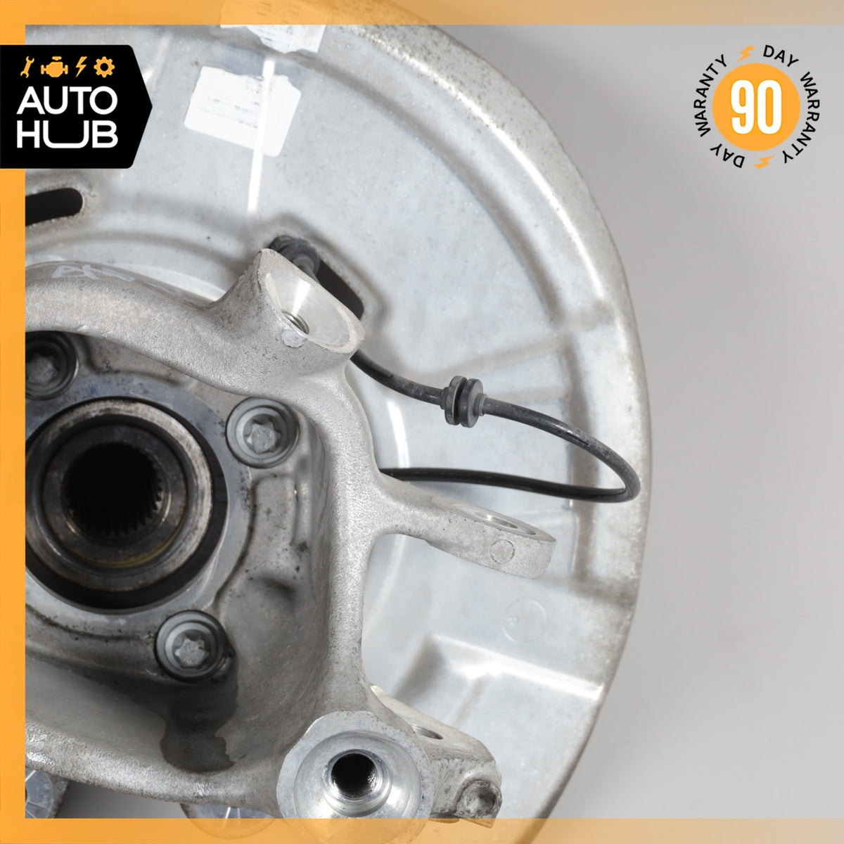BMW F10 550i 535i Rear Right Passenger Side Spindle Knuckle Hub w/ Shield OEM - photo 11