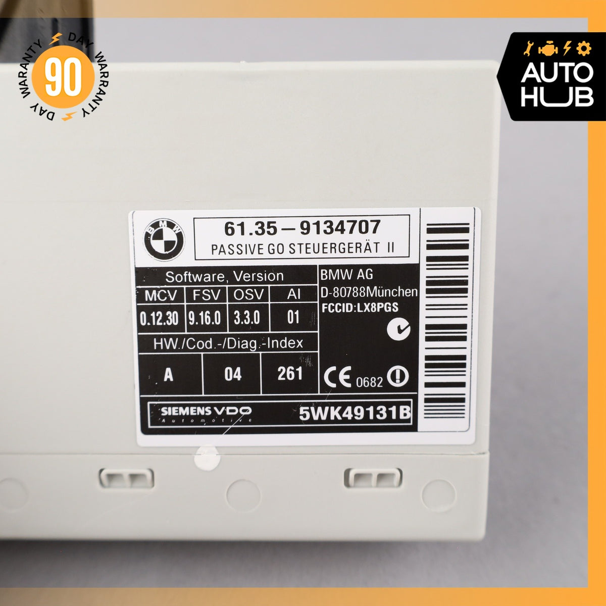 04-10 BMW E60 535i 650i Keyless Entry Passive Go Control Module 61359134707 OEM - photo 9