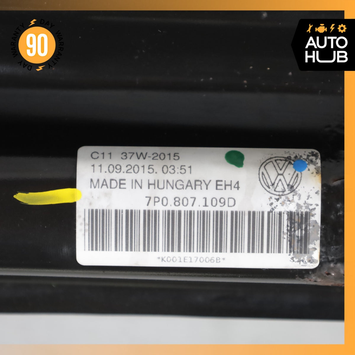 11-18 Porsche Cayenne 958 E-Hybrid Front Bumper Reinforcement Impact Bar OEM - photo 5
