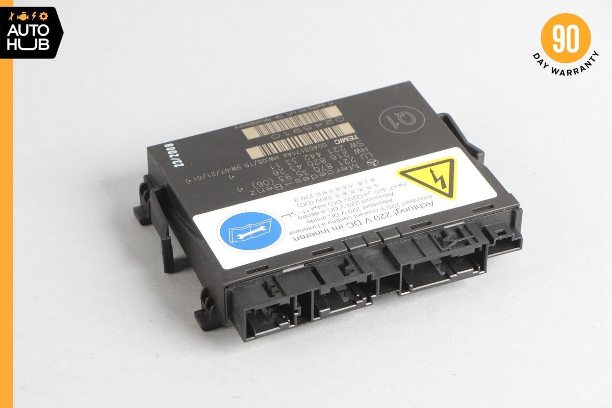 07-10 Mercedes W216 CL550 S63 Front Left or Right Seat Contour Control Module - photo 2