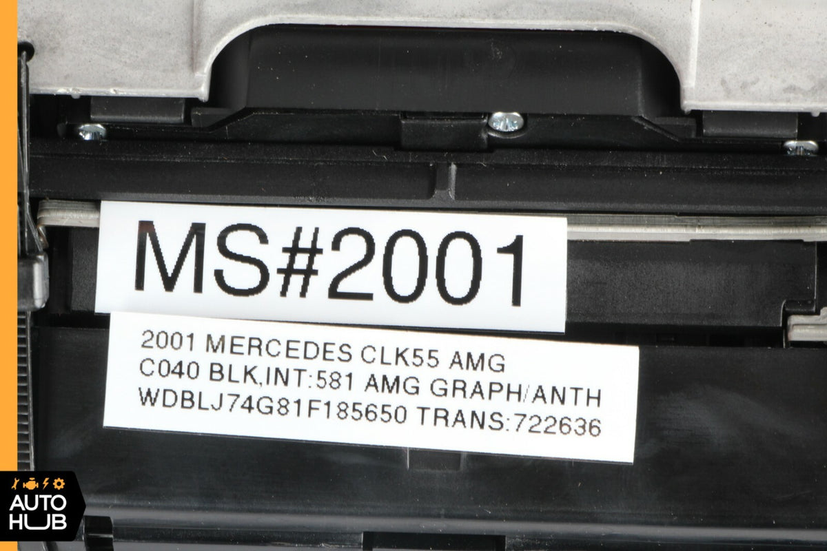 98-02 Mercedes W208 CLK320 CLK430 Center Console Dashboard Control Panel OEM - photo 11
