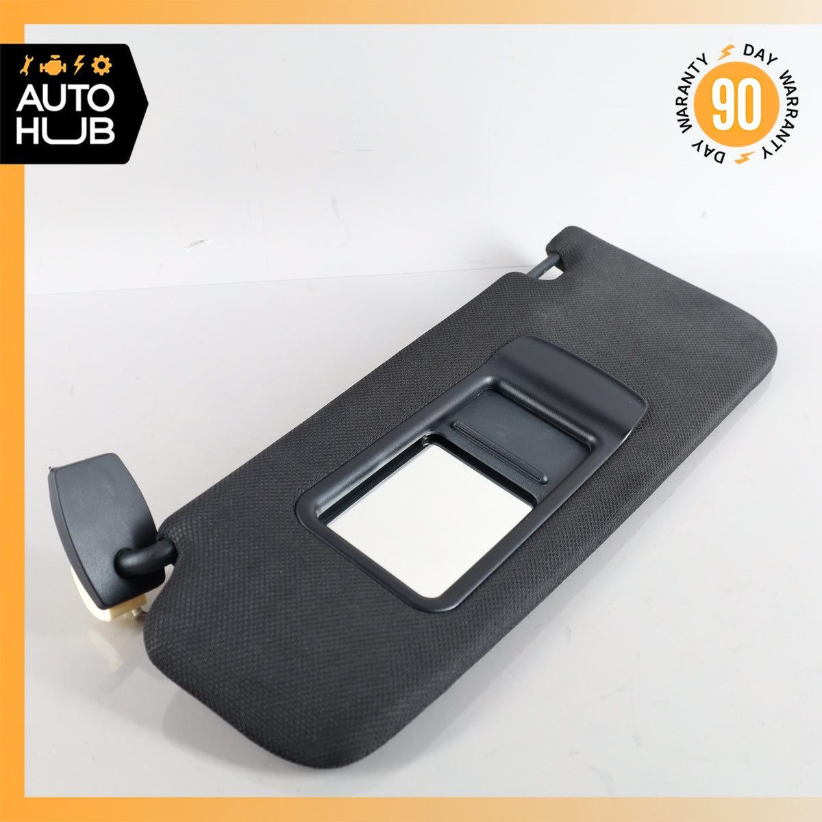 11-16 BMW F10 550i Left Driver Side Sunvisor Sun Visor Black 51168038165 OEM - photo 5
