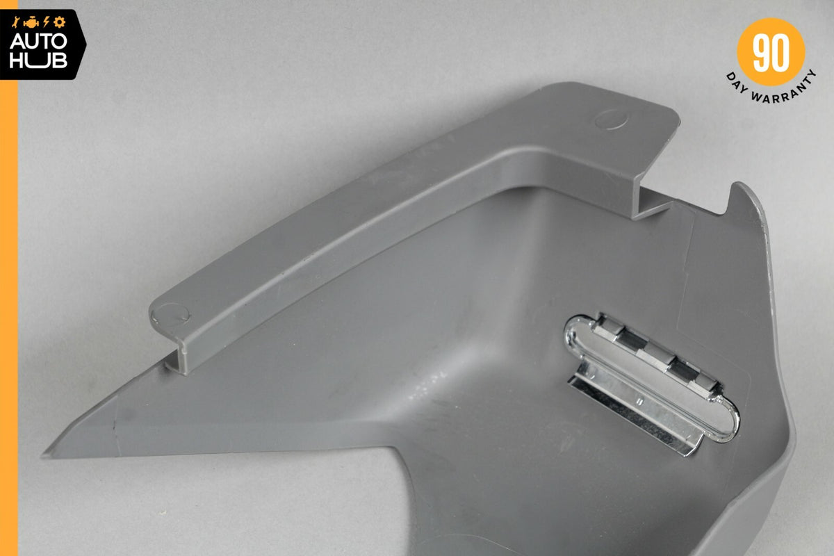 07-09 Mercedes W216 CL550 CL600 Rear Right Side Seat Belt Trim Cover Gray OEM - photo 8