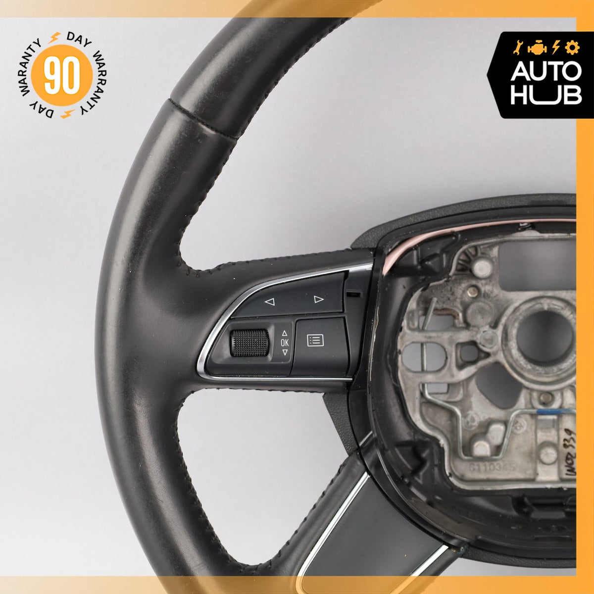 Audi 4G8 A7 S7 Steering Wheel Black 4G0419091M OEM - photo 8