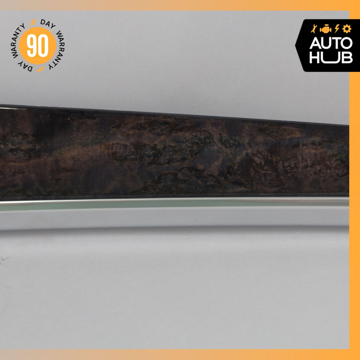 Porsche Panamera 970 Front Right Door Panel Molding Wood w/ Memory Switch OEM - photo 6