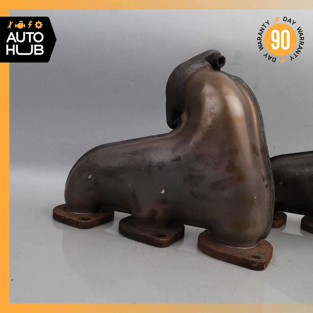 01-02 Mercedes W220 S600 CL600 V12 Exhaust Manifold Rear Set of 2 OEM - photo 4